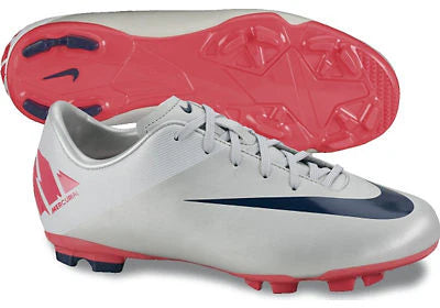 Nike Mercurial Victory II FG Youth Soccer Cleats Granite Red