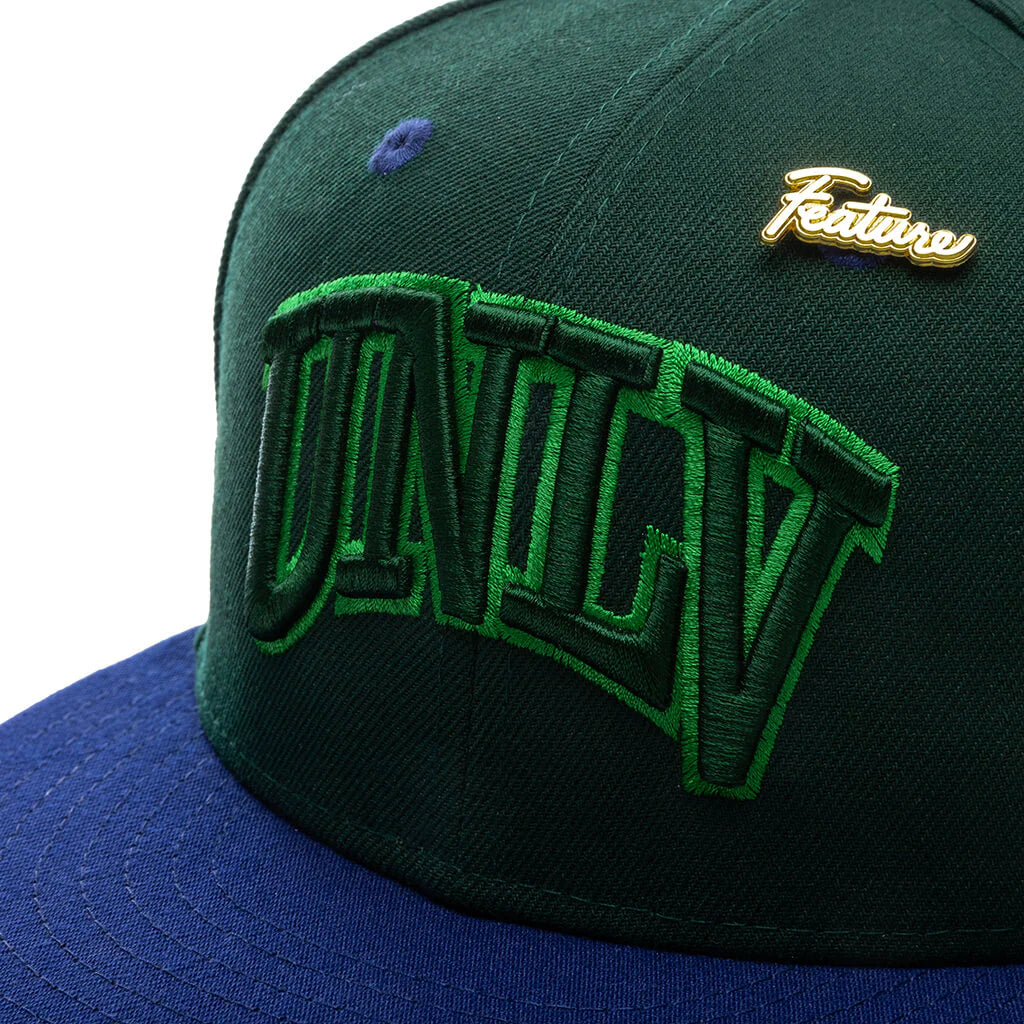 Feature x New Era Timepiece UNLV Rebels Fitted Green Royal