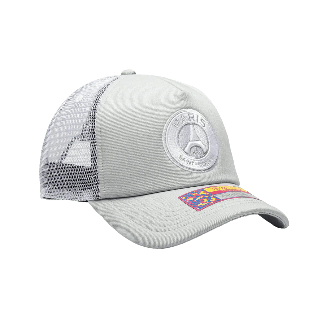 Fan Ink Paris Saint Germain Fog Trucker Hat Grey