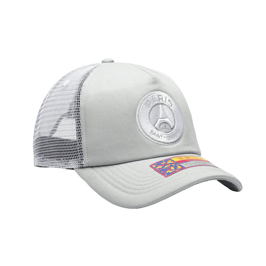 Fan Ink Paris Saint Germain Fog Trucker Hat Grey