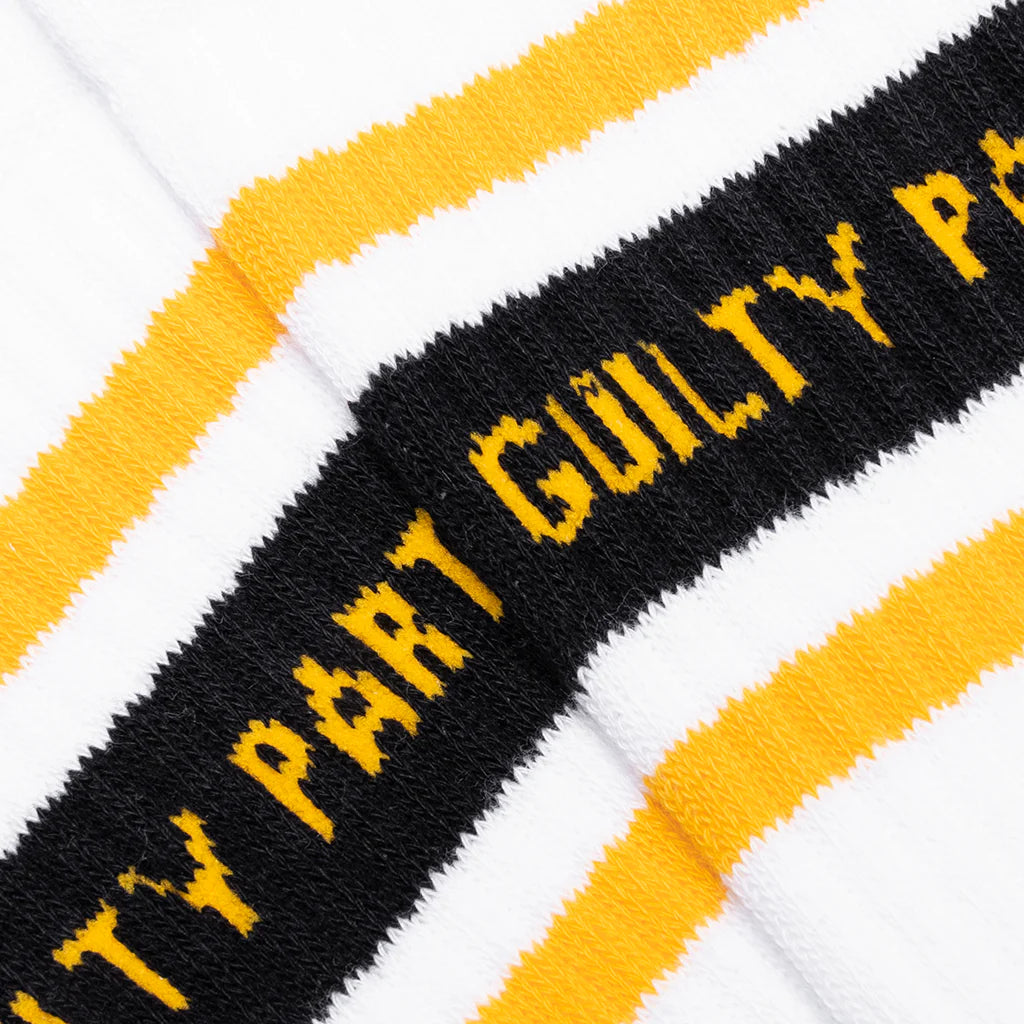 Skater Socks Type 2 White Yellow