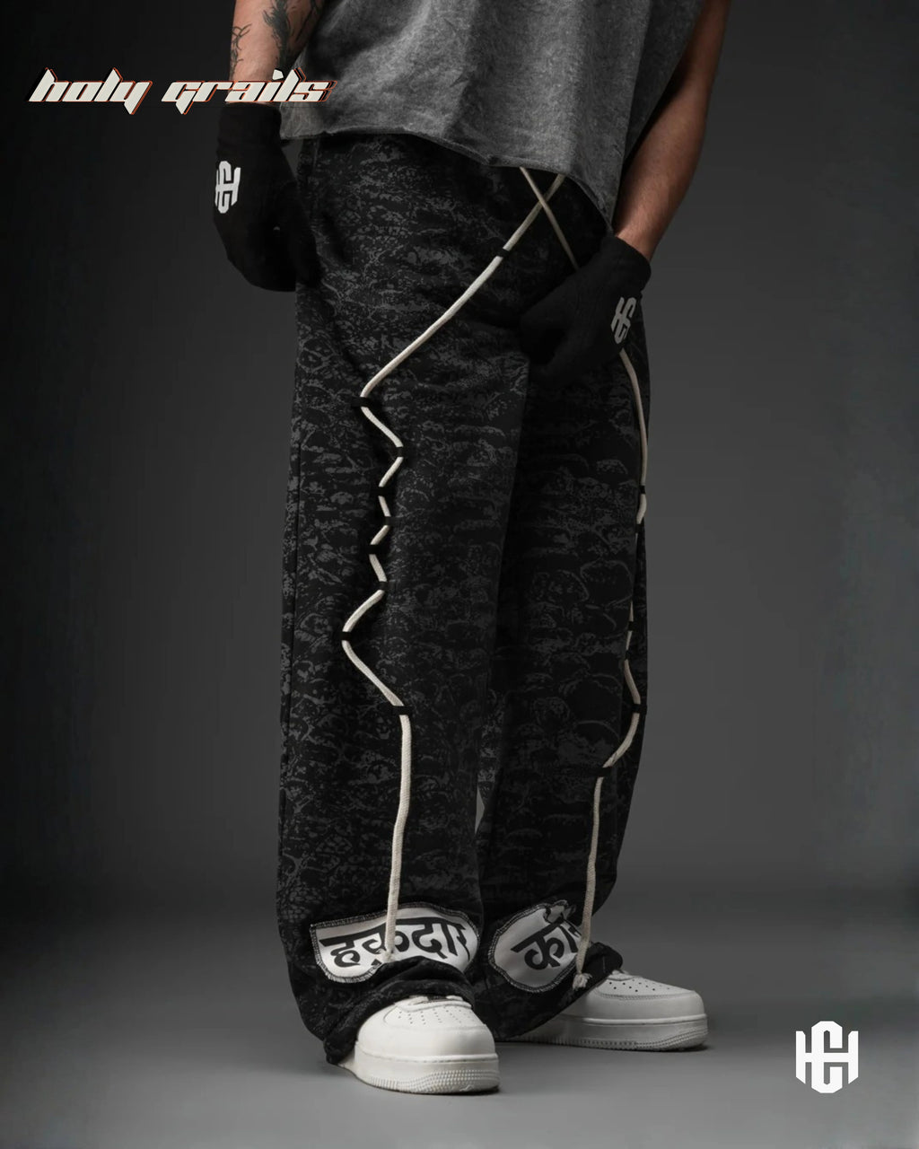 Manushya Karam Black Pants HG x Charactr