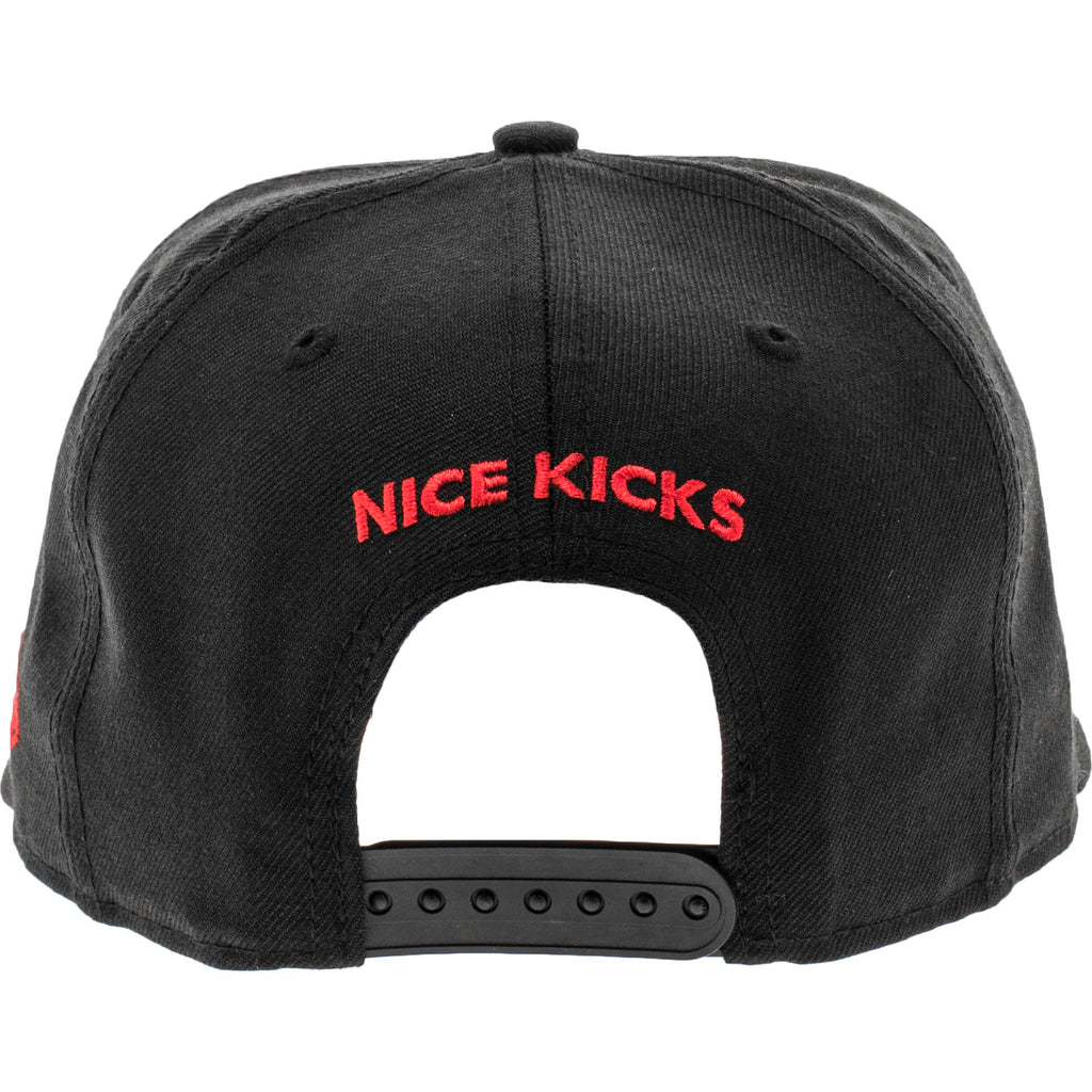 New Era X Nice Kicks 9Fifty Snapback Hat Black Red