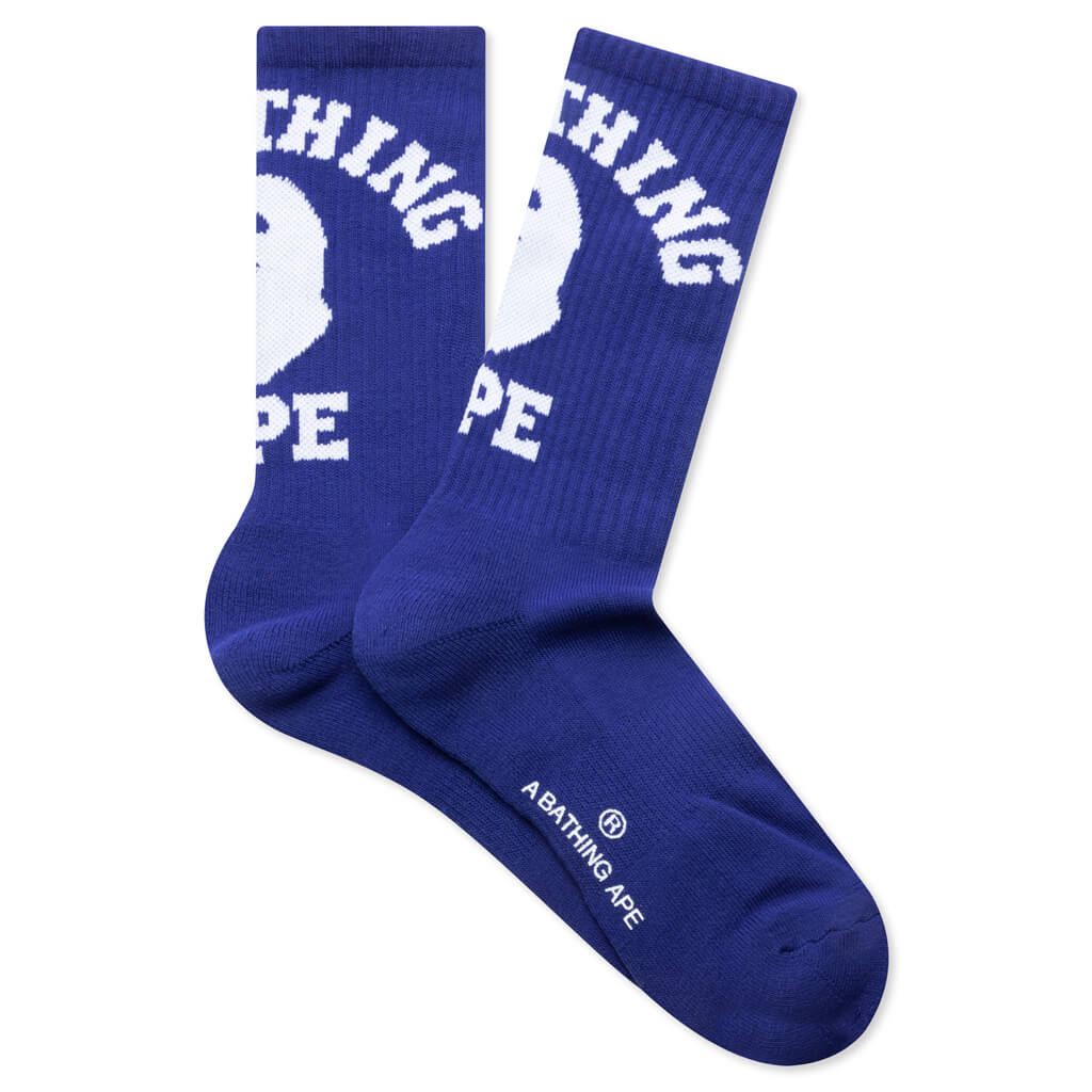 College Socks Blue