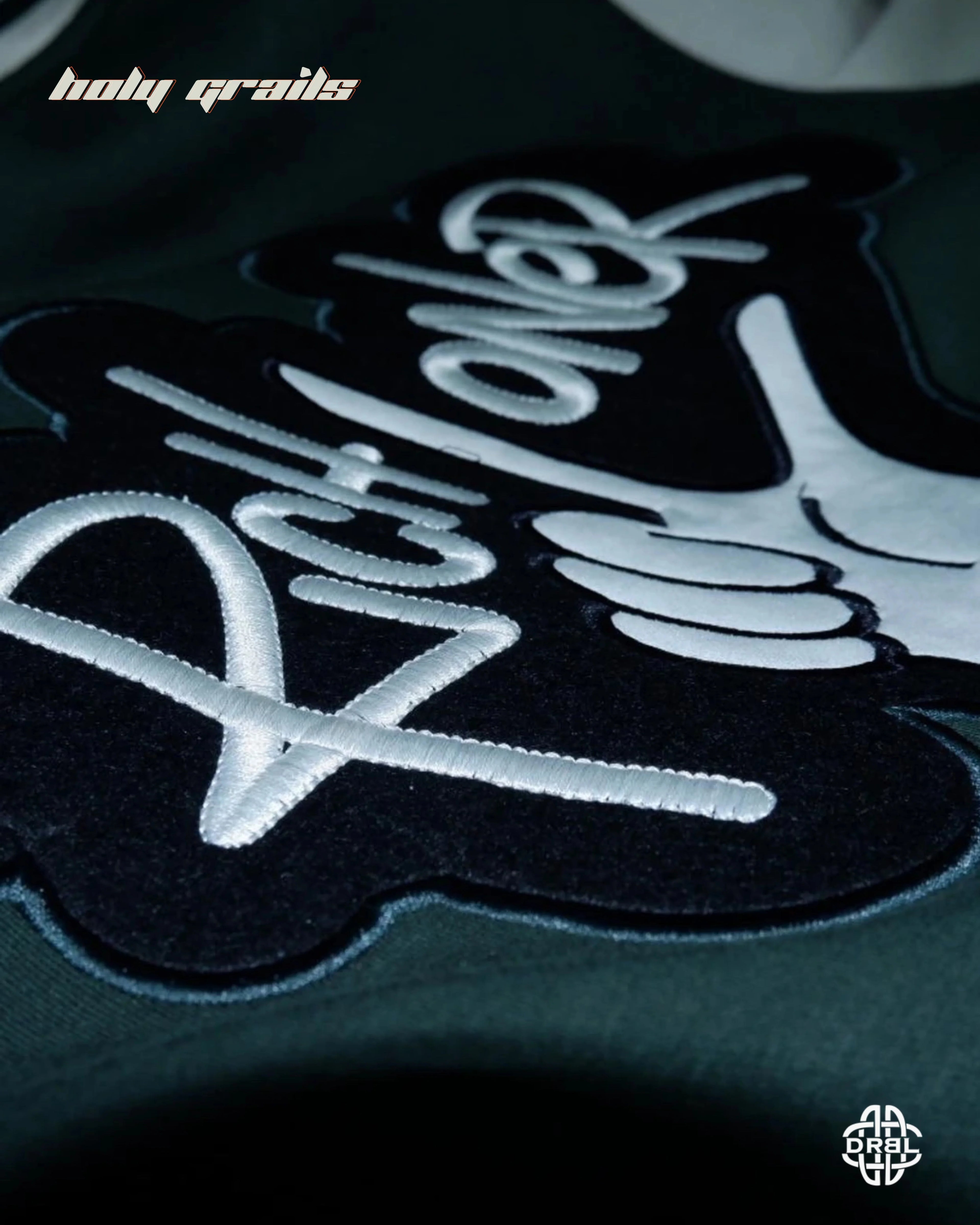 Rich Loner x Bottle Green Varsity Jacket HG x DRBL