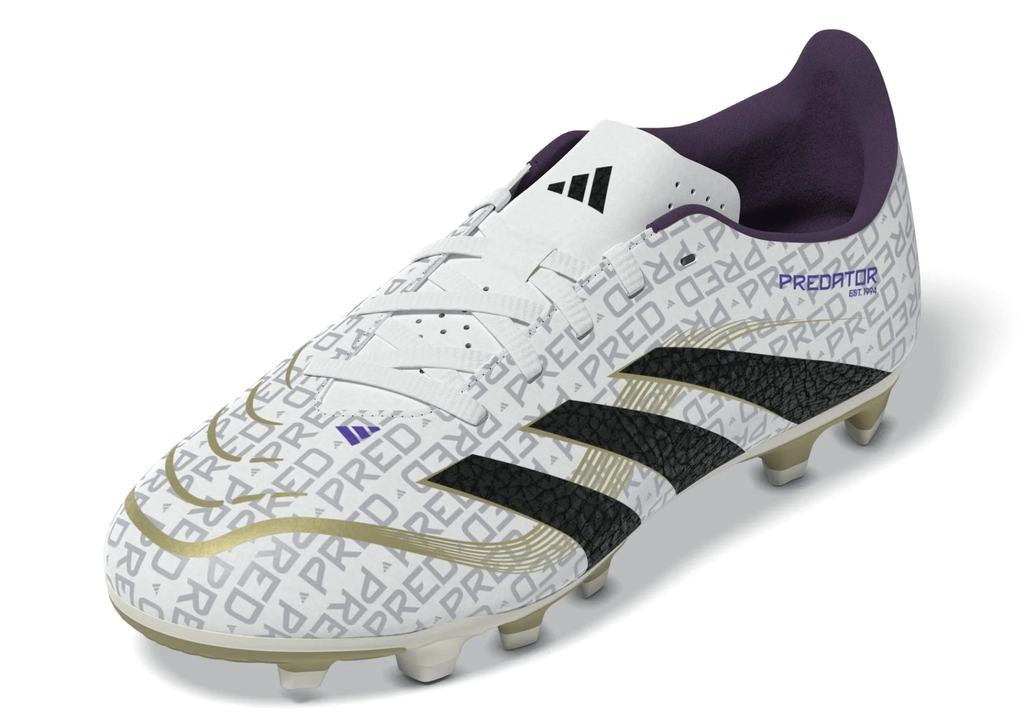 adidas Predator Club Firm Multi Ground Boots Kids White Black
