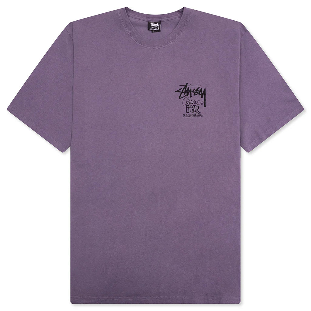 Classic Gear Pigmented Dyed Tee Grape