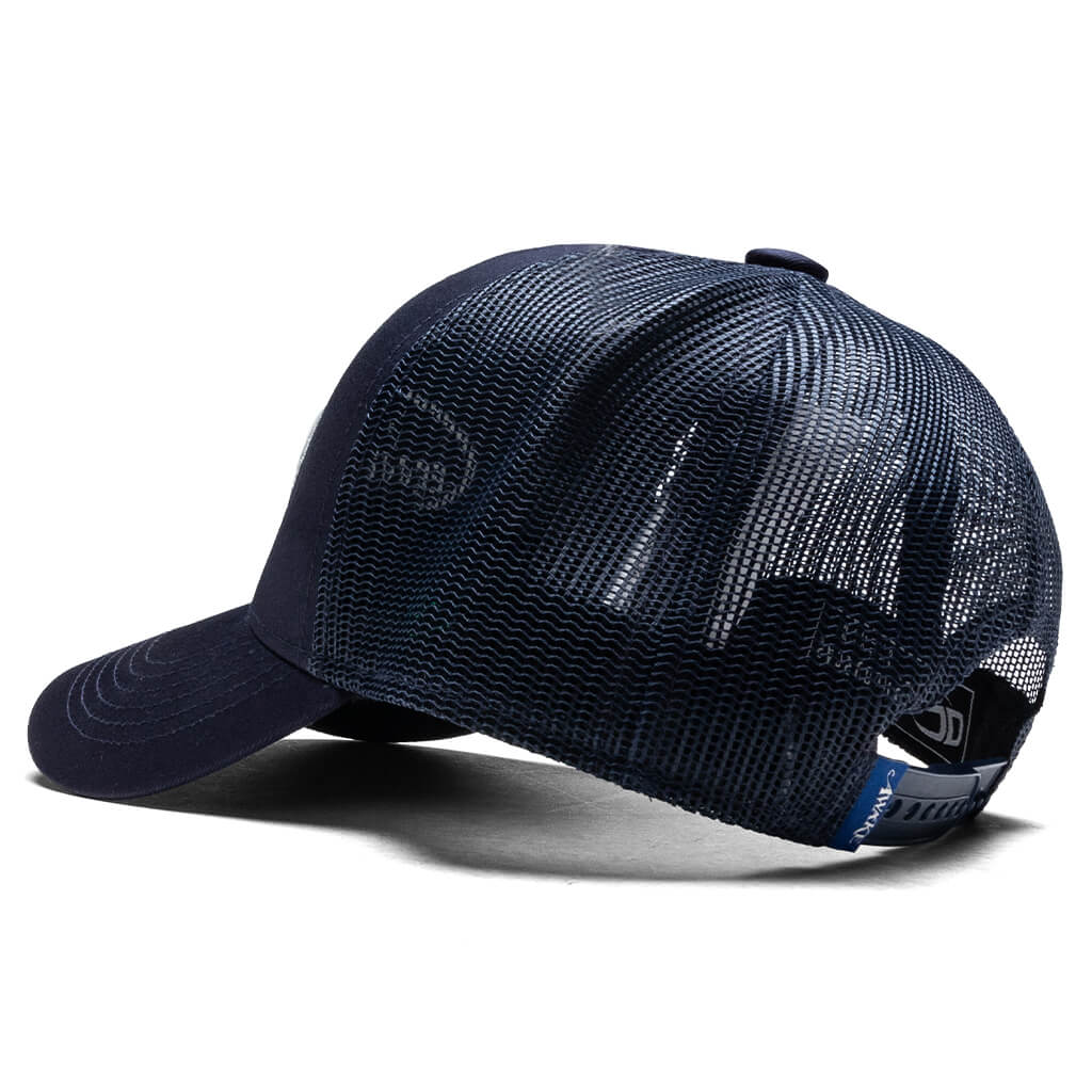 King Logo Trucker Hat Navy