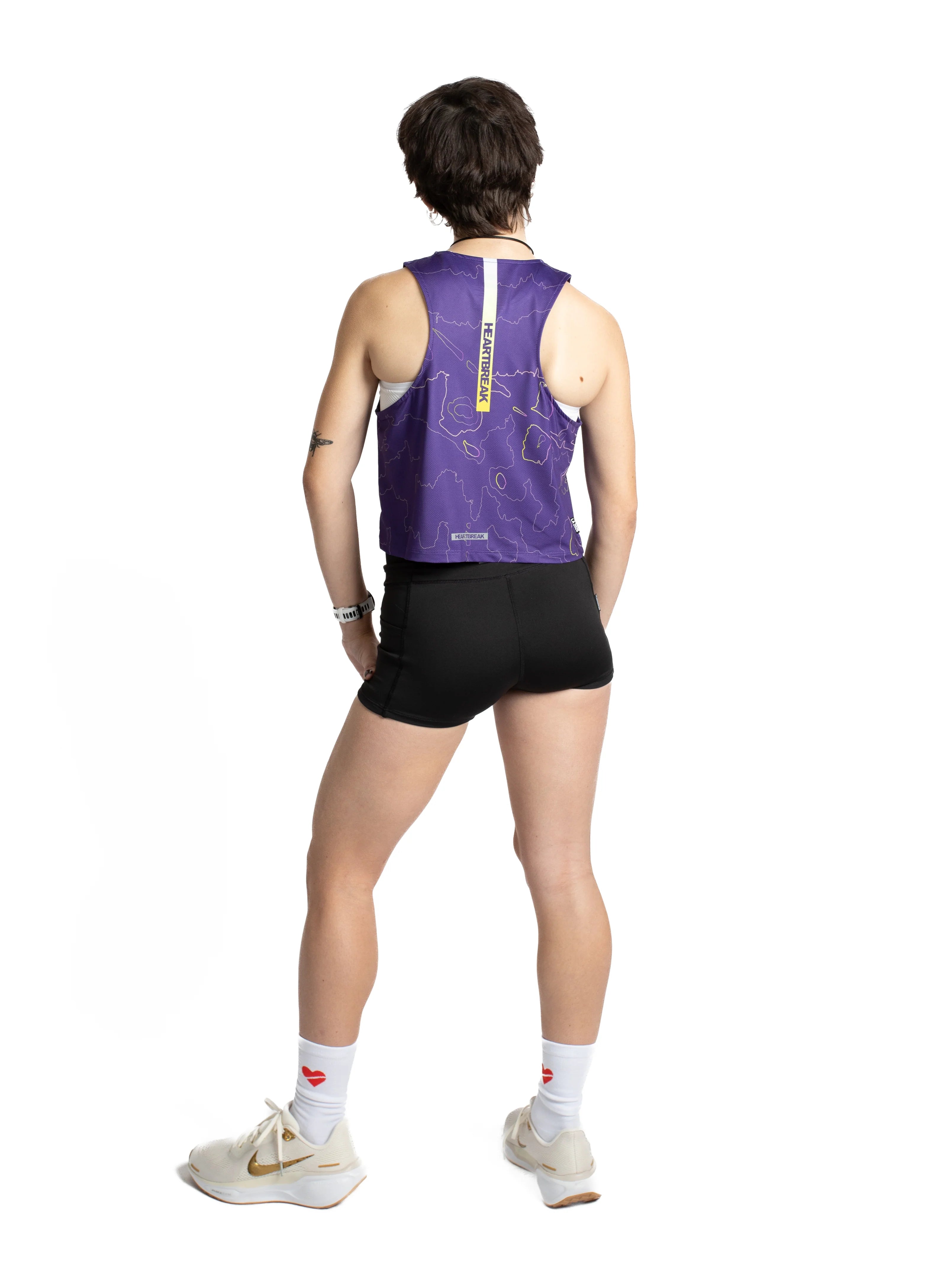 Heartbreak Womens Los Angeles Crop Singlet