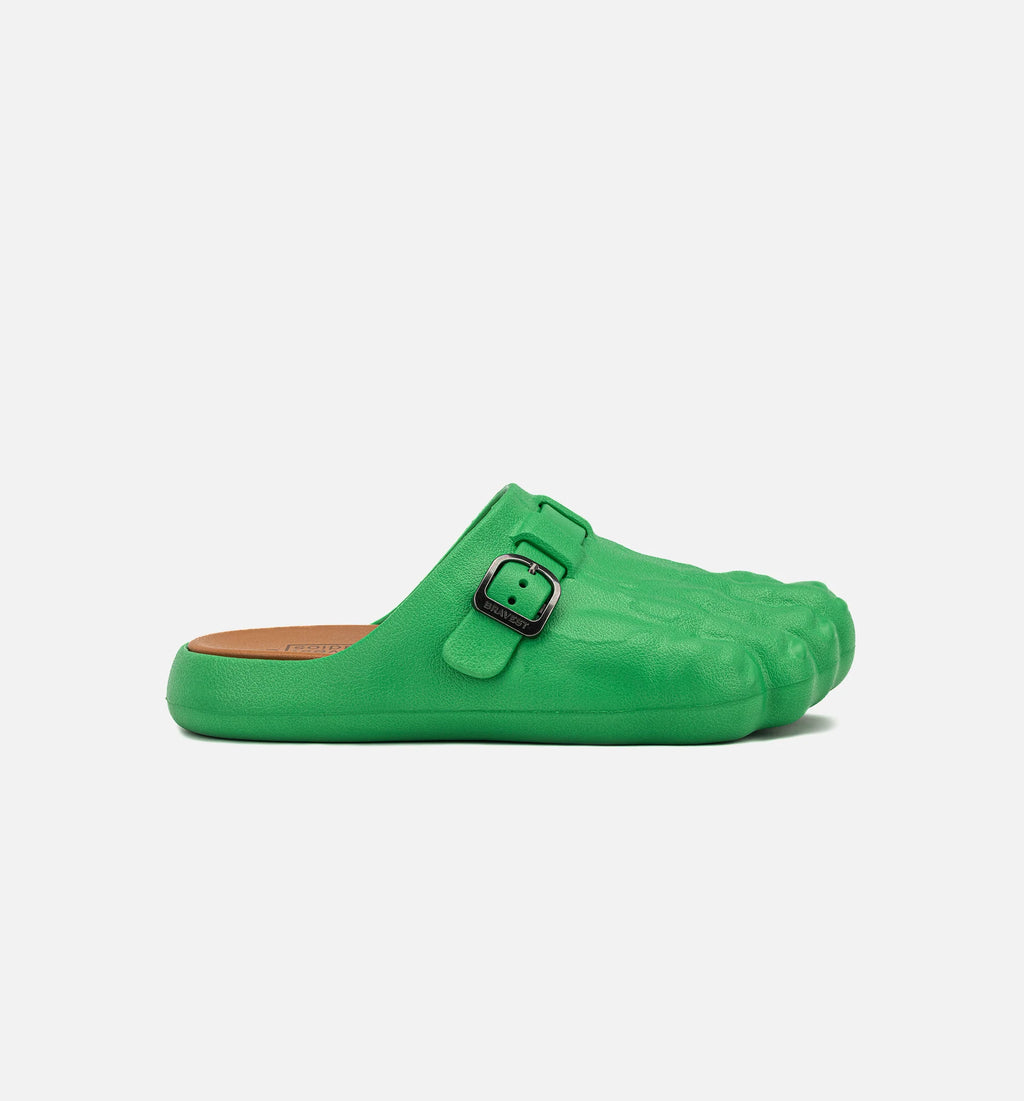 Green Foot Clog Mens Sandal Green