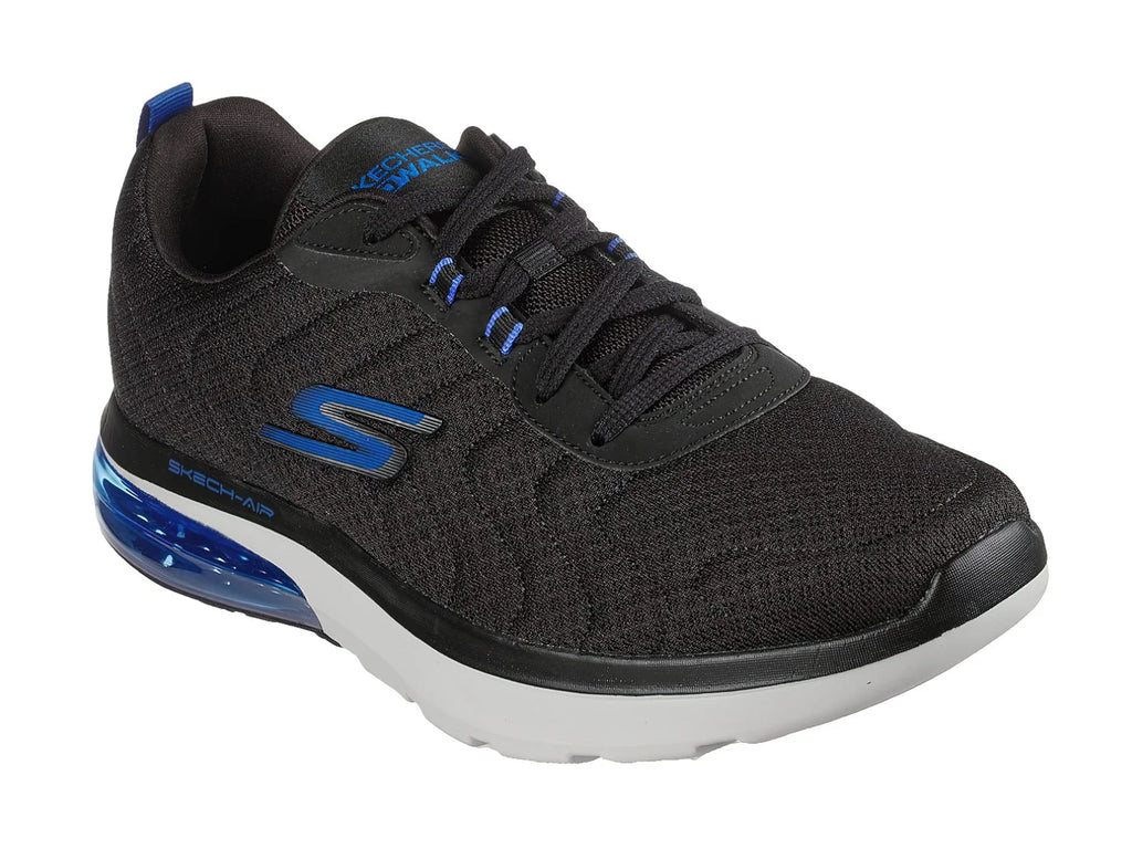 Tenis Skechers Go Walk Air 20 Negro y Azul para Hombre