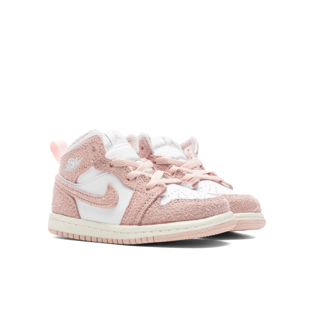 Air Jordan 1 Mid SE TD White Legend Pink Sail