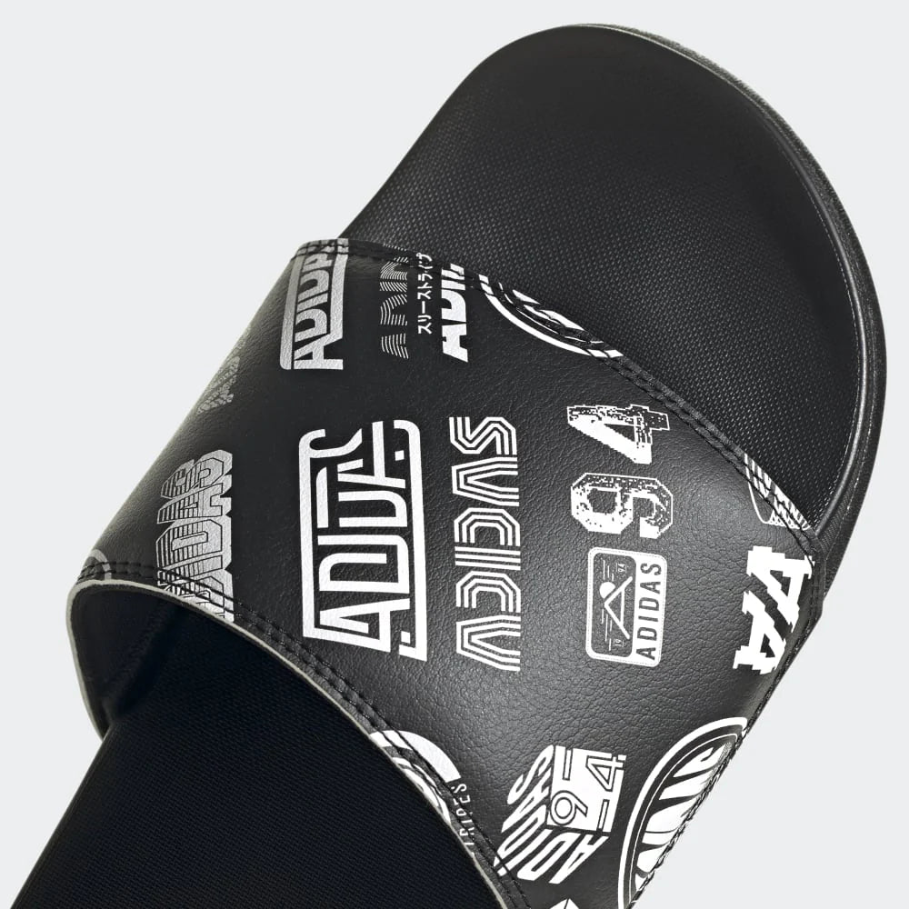 adidas Adilette Comfort Core Black White