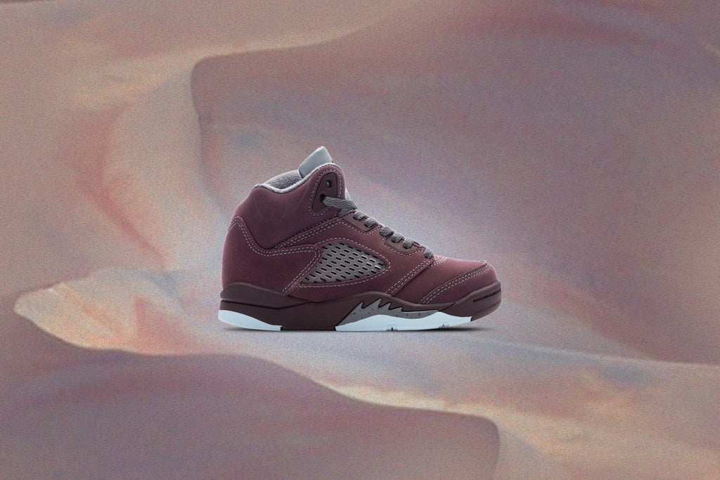 Air Jordan 5 Retro SE PS Deep Burgundy Light Graphite
