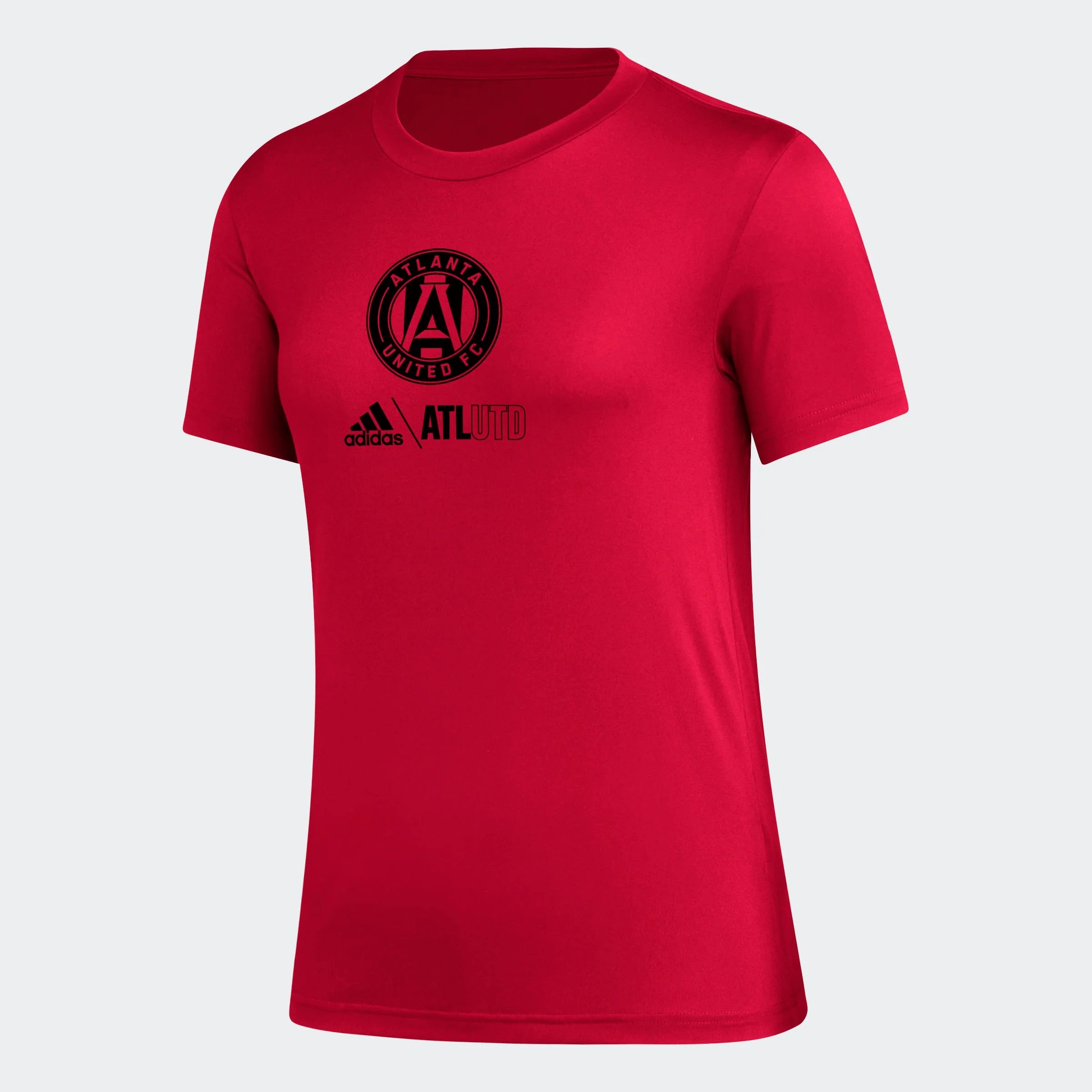 adidas Atlanta United Pre Game Womens Tee Victory Red
