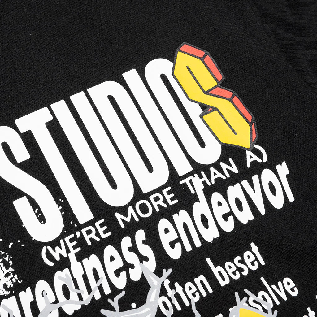 Smiley Greatness T Shirt Pirate Black