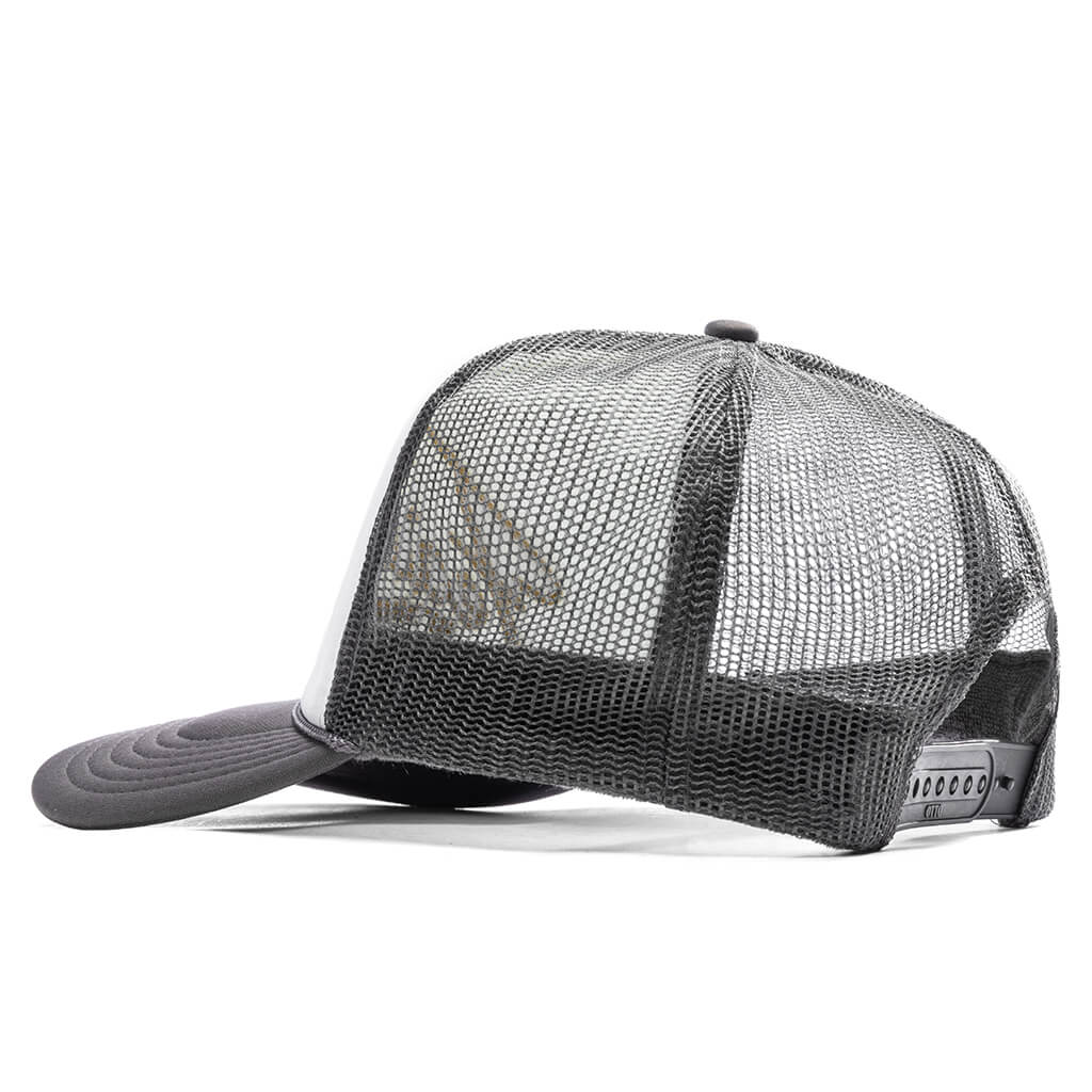 Feature x Wynn Shine Trucker Charcoal Grey White