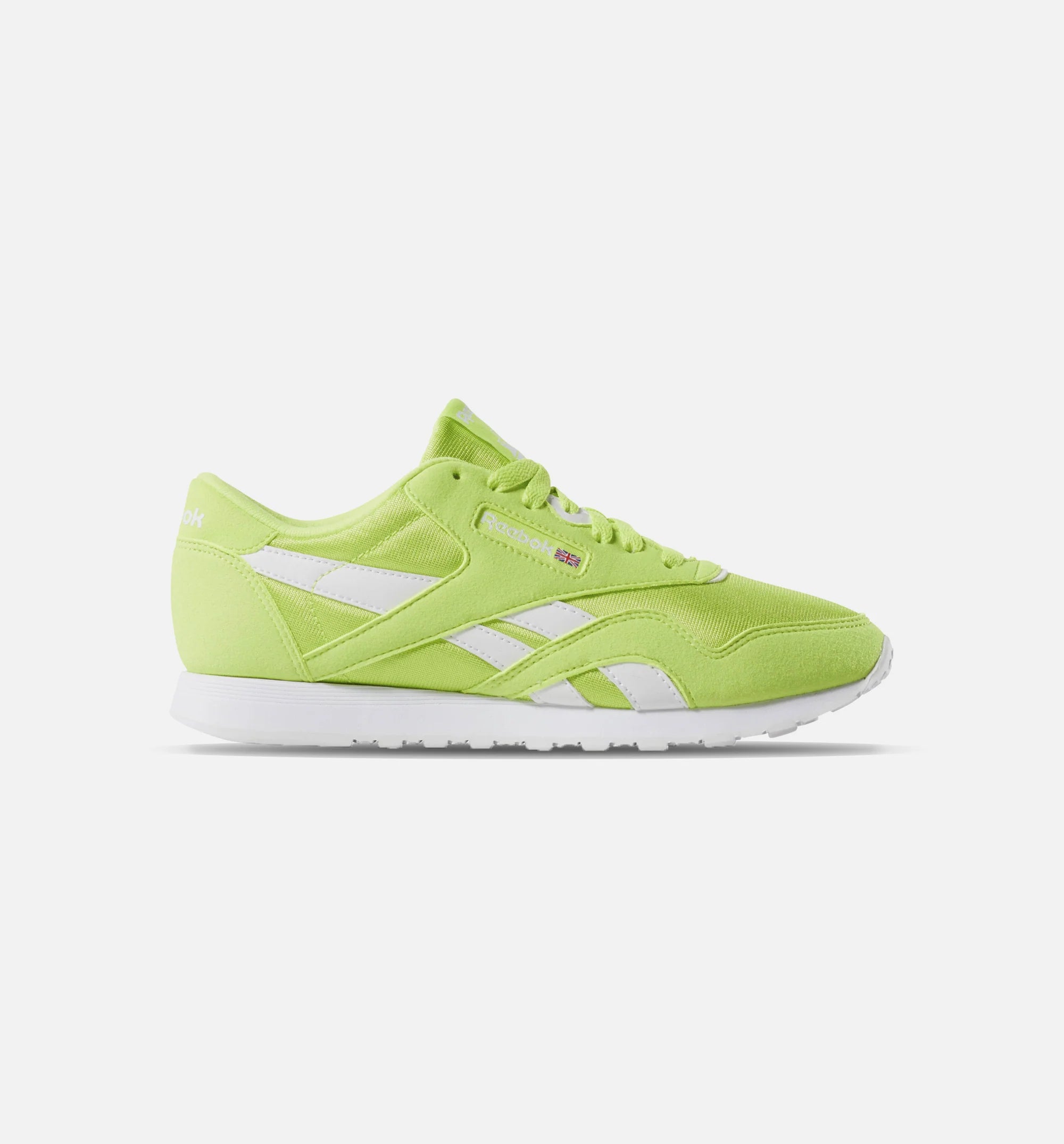 Classic Nylon Color Mens Shoe Neon Lime White