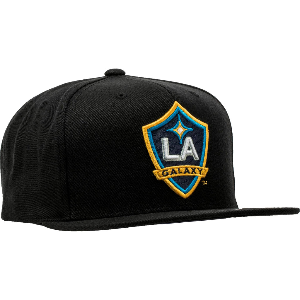 Los Angeles Galaxy MLS Snapback Mens Hat Black Yellow