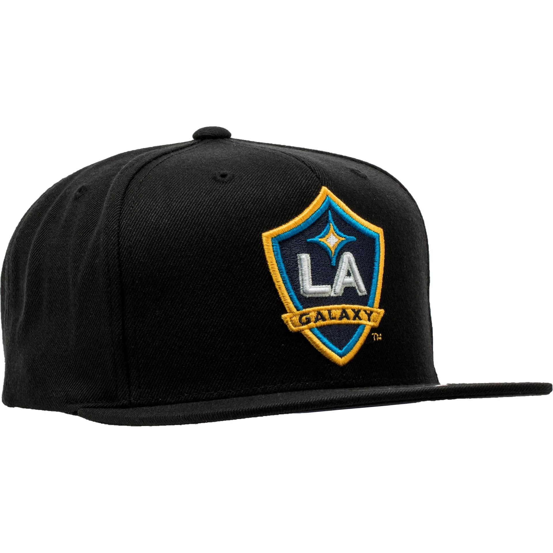 Los Angeles Galaxy MLS Snapback Mens Hat Black Yellow