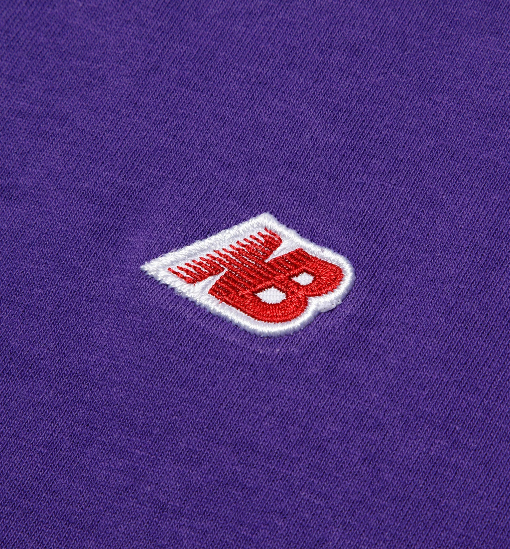 Made In USA Core Mens Short Sleeve Shirt Purple