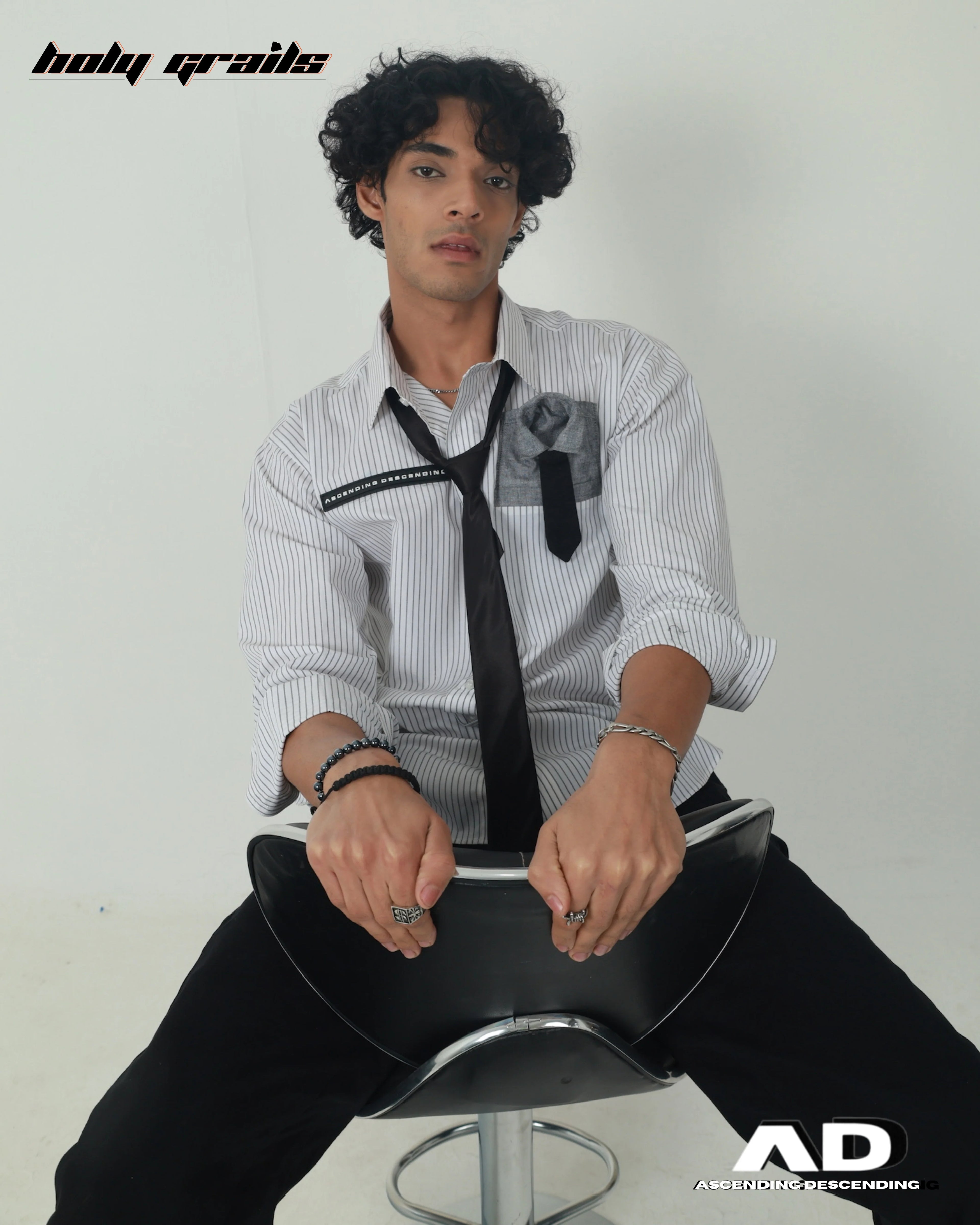 Pocket Square Striped Shirt HG x AD