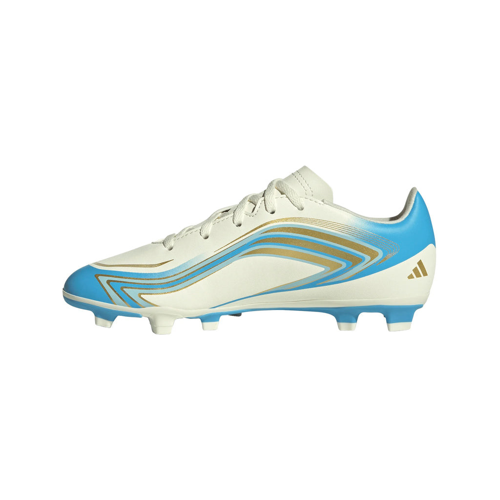 adidas F50 Messi Club FG MG Firm Ground Multi Ground Youth Soccer Cleats Blue