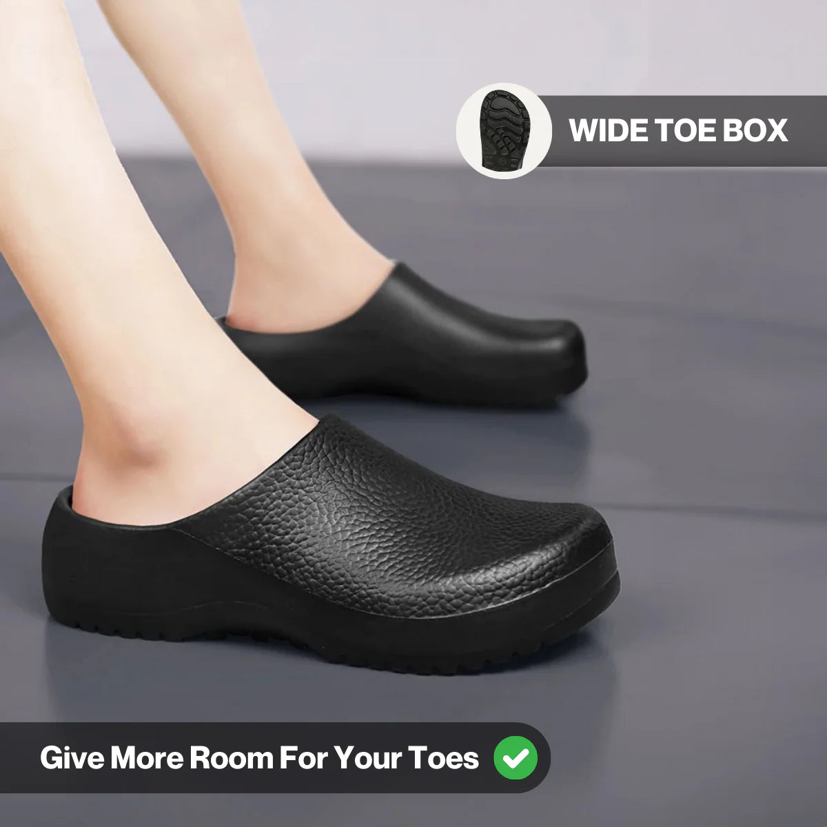 Elson Healthy Non Slip Comfort Clog Mules
