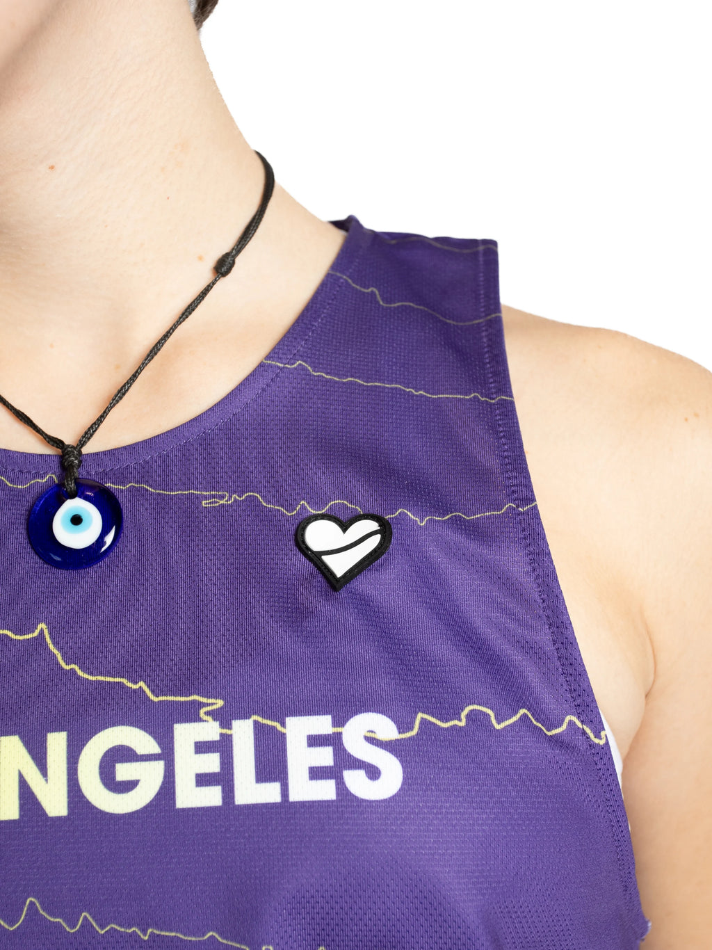 Heartbreak Womens Los Angeles Crop Singlet