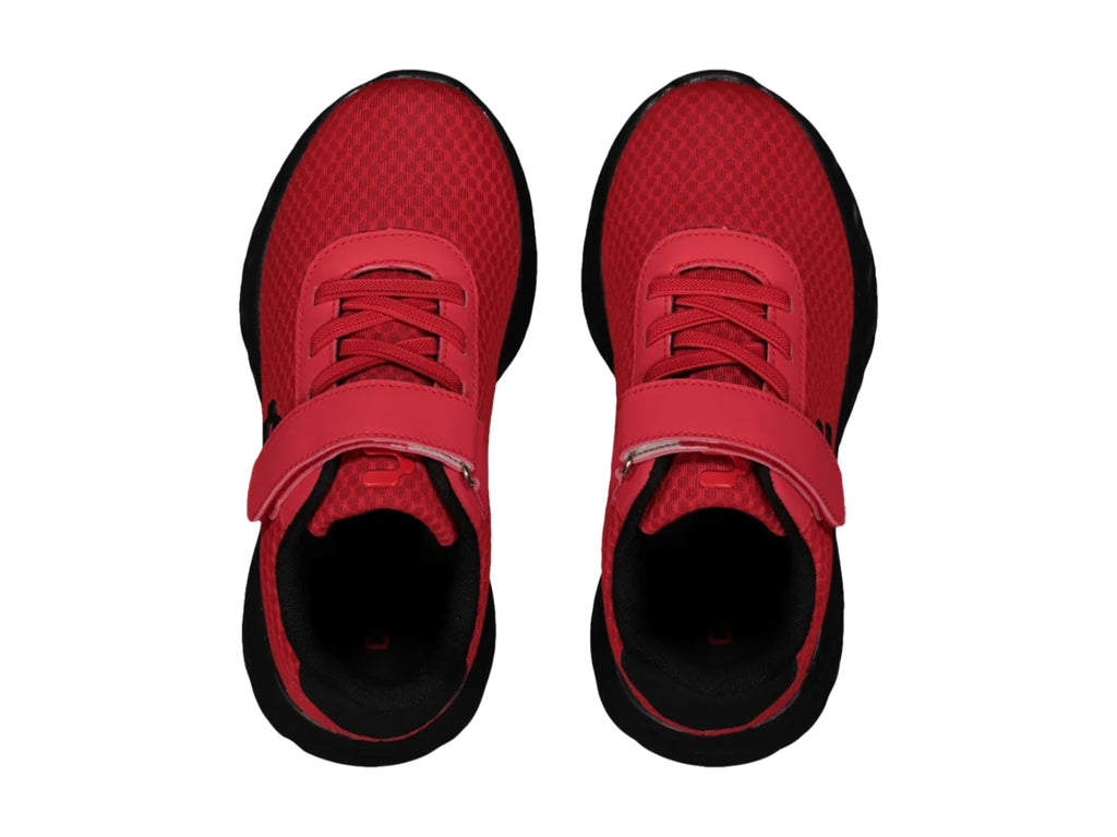 Tenis Charly Deportivos Rojo y Negro para Niño