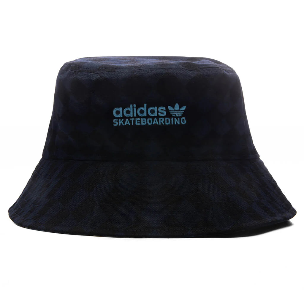 adidas Originals x Thrasher x AFA Argentina Bucket Hat Night Navy Light Blue