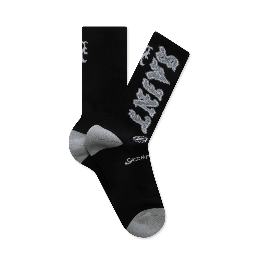 Saint Socks Black Gray