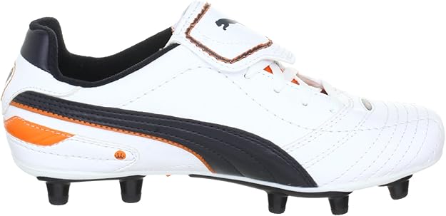 PUMA Esito Finale I FG Firm Ground Soccer Cleats White Navy Orange