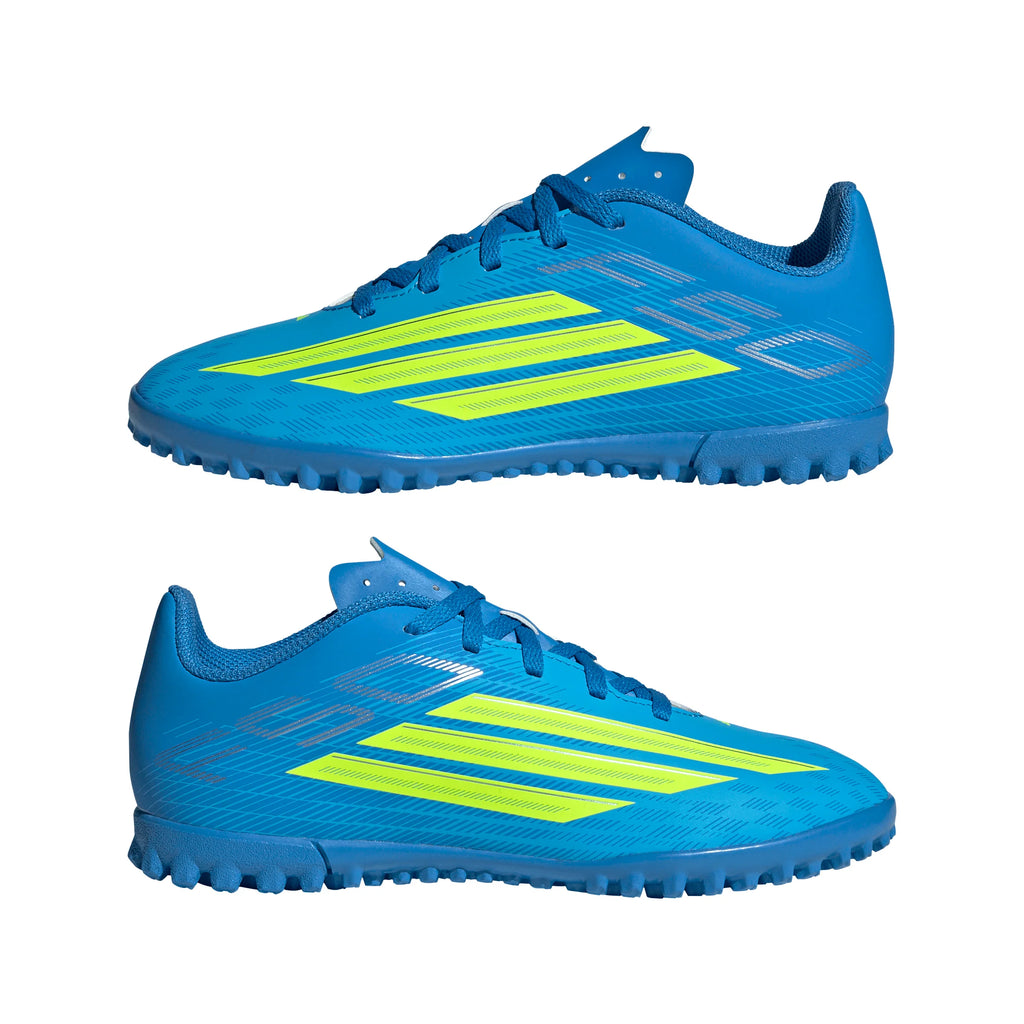 adidas F50 Club TF Turf Youth Soccer Cleats Blue Yellow Aqua