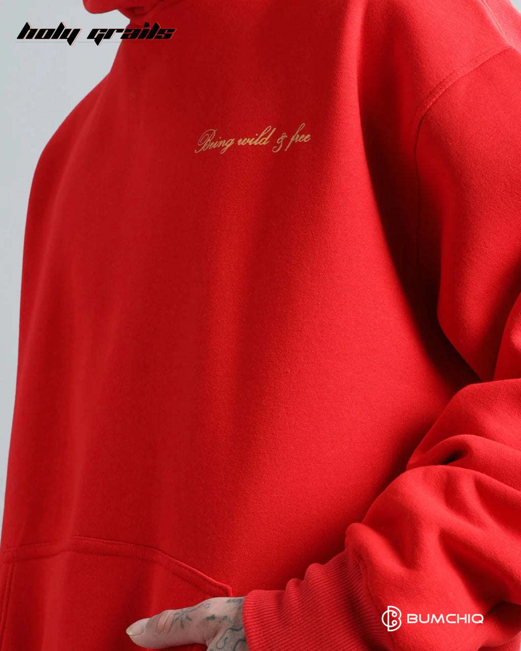 Tiger Roar Red Hoodie HG x Bumchiq
