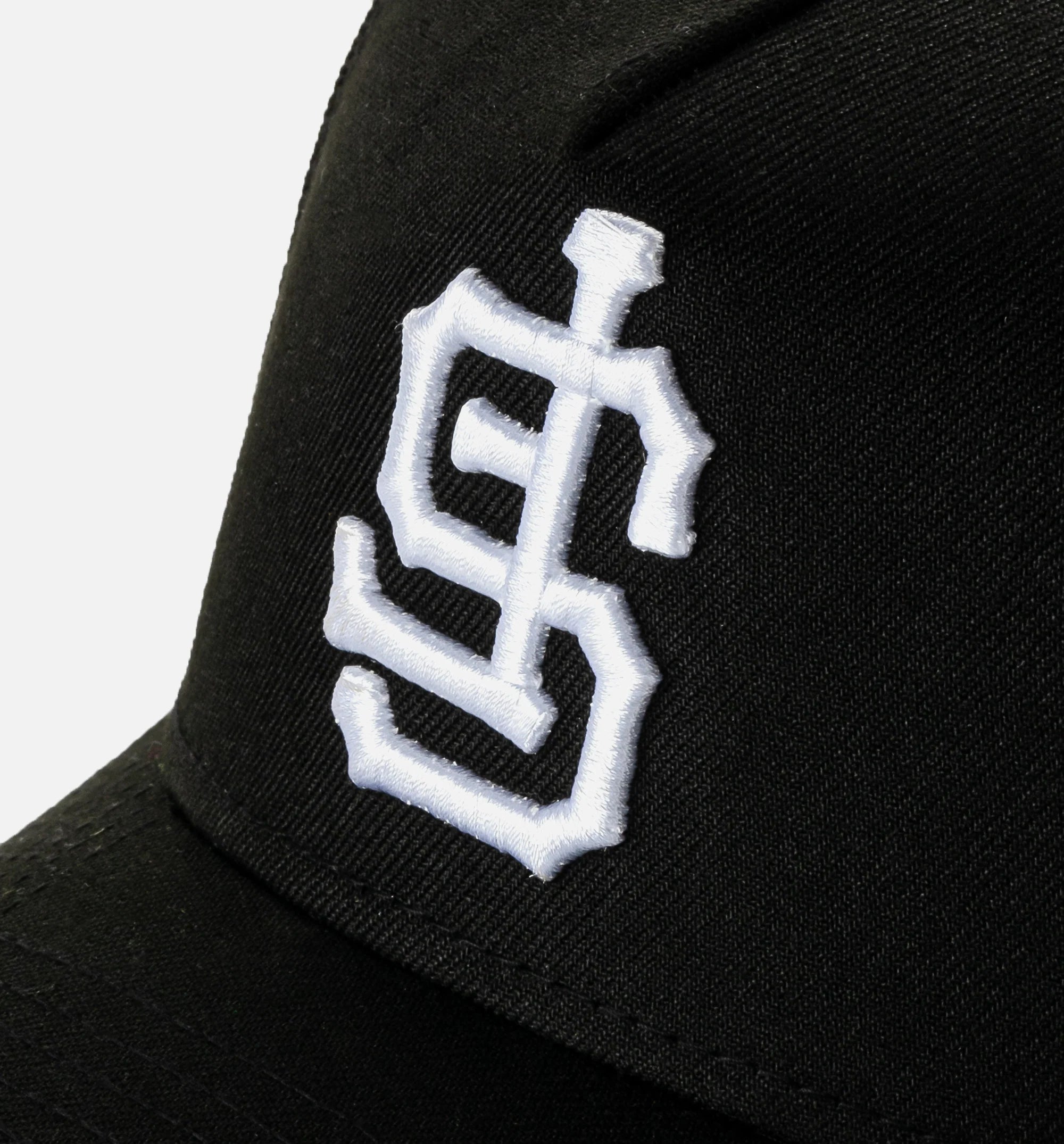 San Francisco Giants Upside Down 940AF Snapback Mens Hat Black White