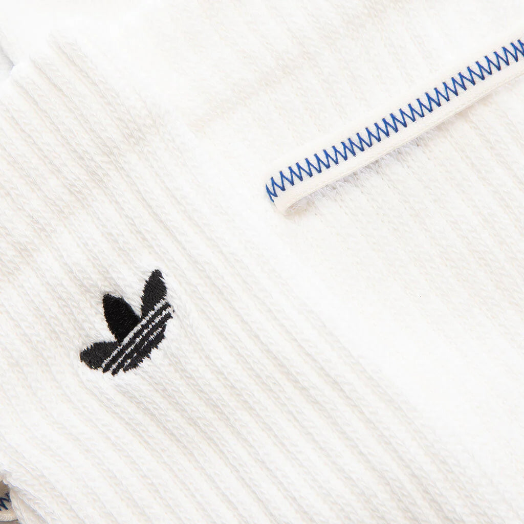 adidas Originals x Bad Bunny Crew Sock 3 Pack Crew White
