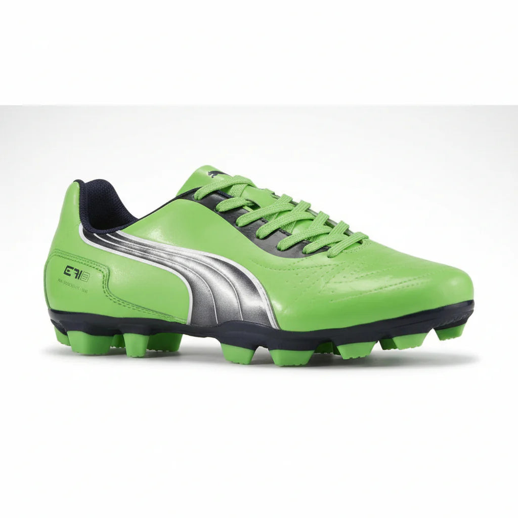 PUMA v511 FG Firm Ground Soccer Cleats Green Navy
