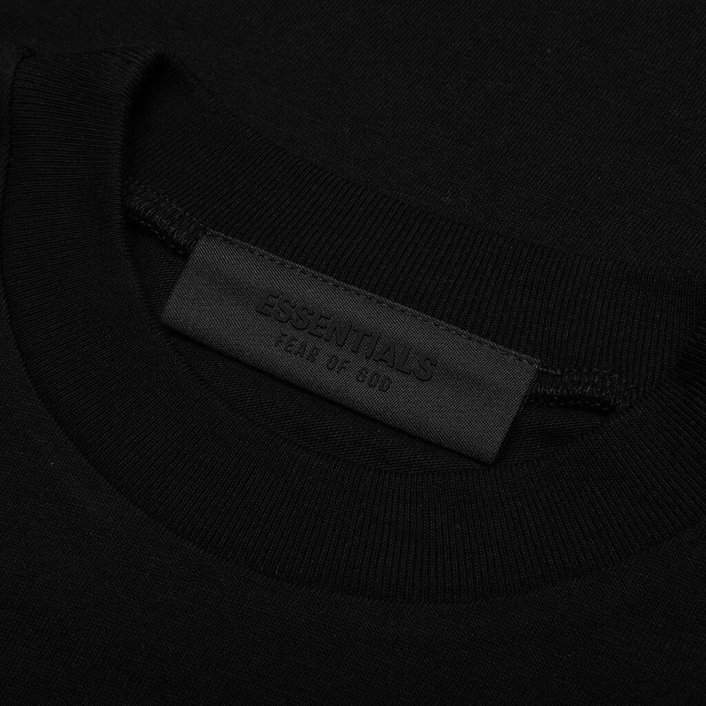 Kids Jersey Crewneck Tee Black