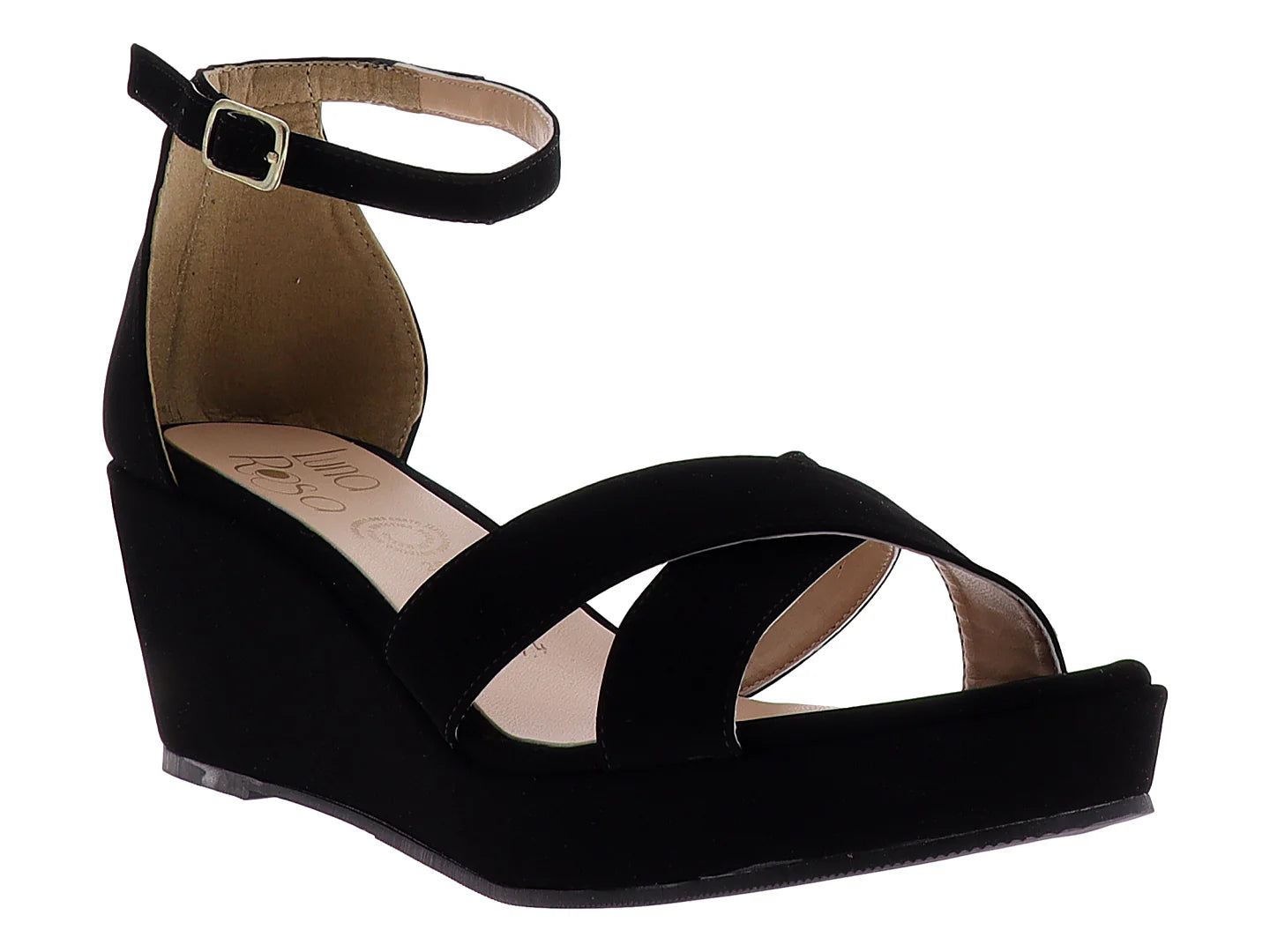 Sandalias Luna Rosa Roca Negro para Mujer