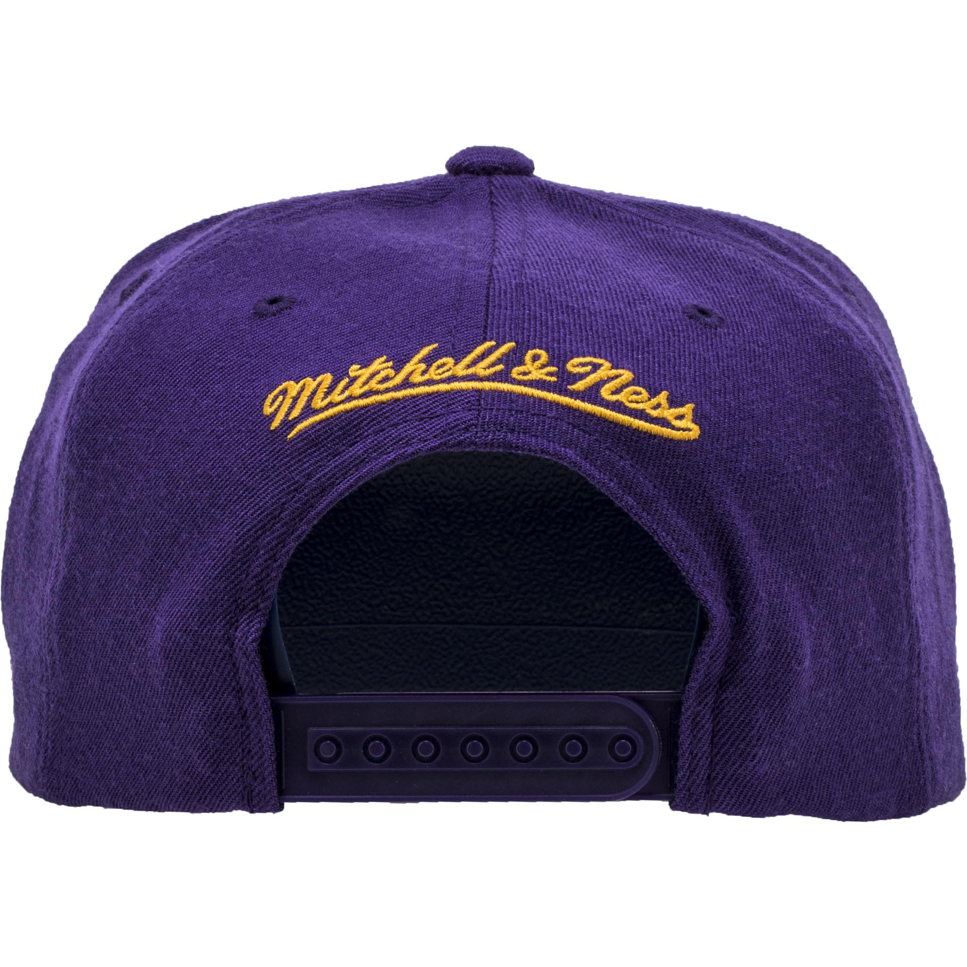Los Angeles Lakers NBA Snapback Hat Mens Purple Yellow