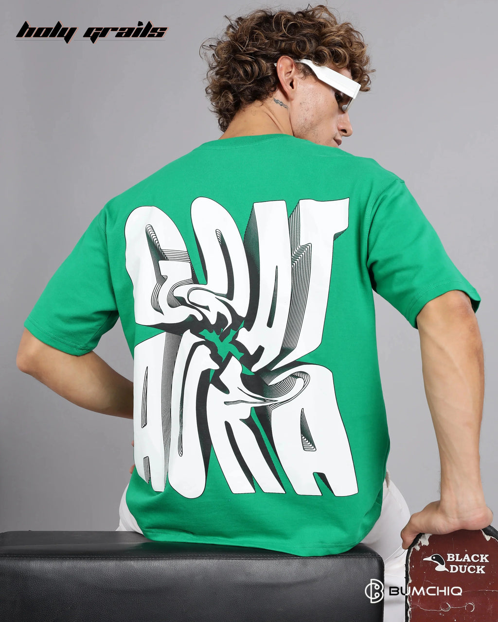 Goat Aura Green Oversize Tee HG x Bumchiq