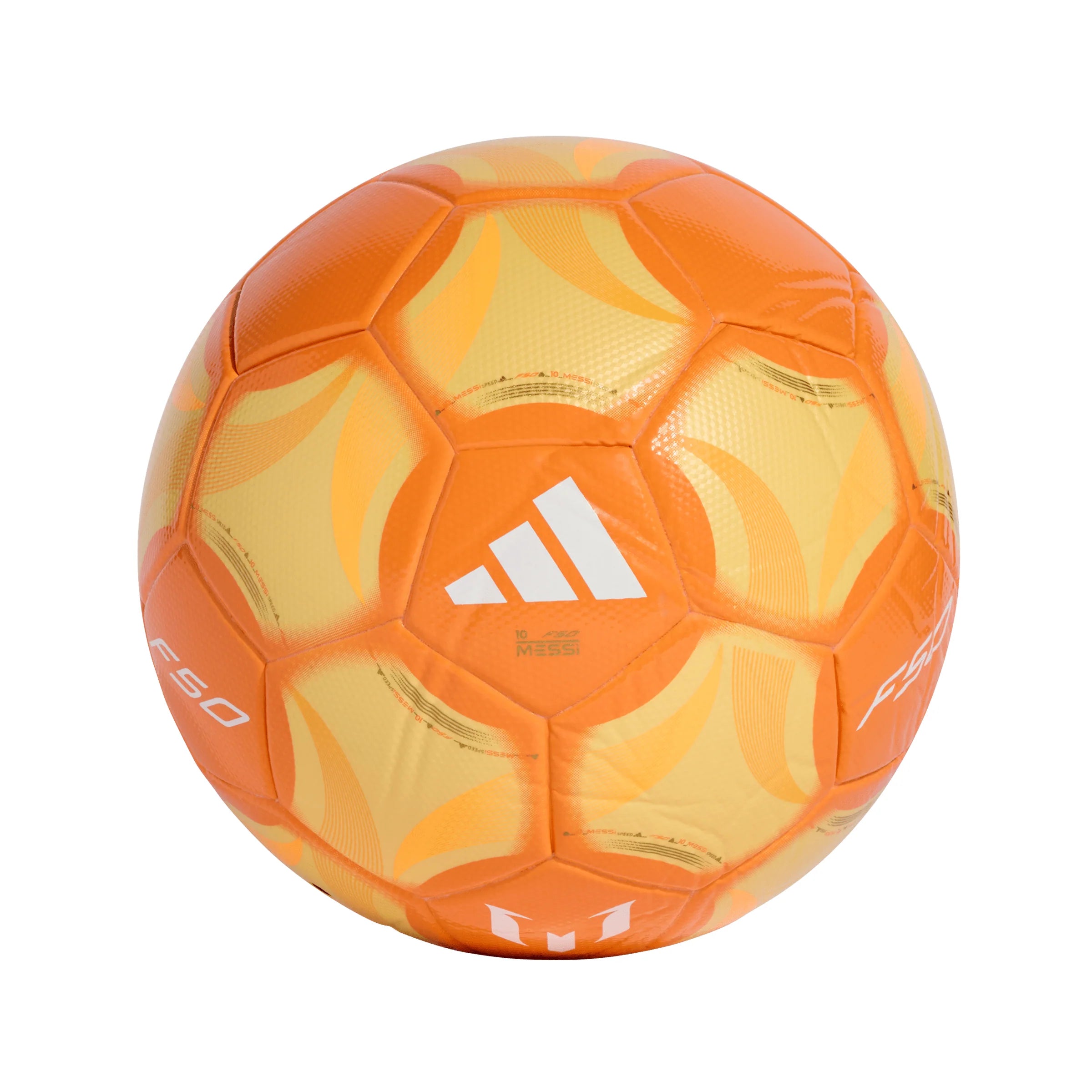 adidas Messi League Soccer Ball Orange White