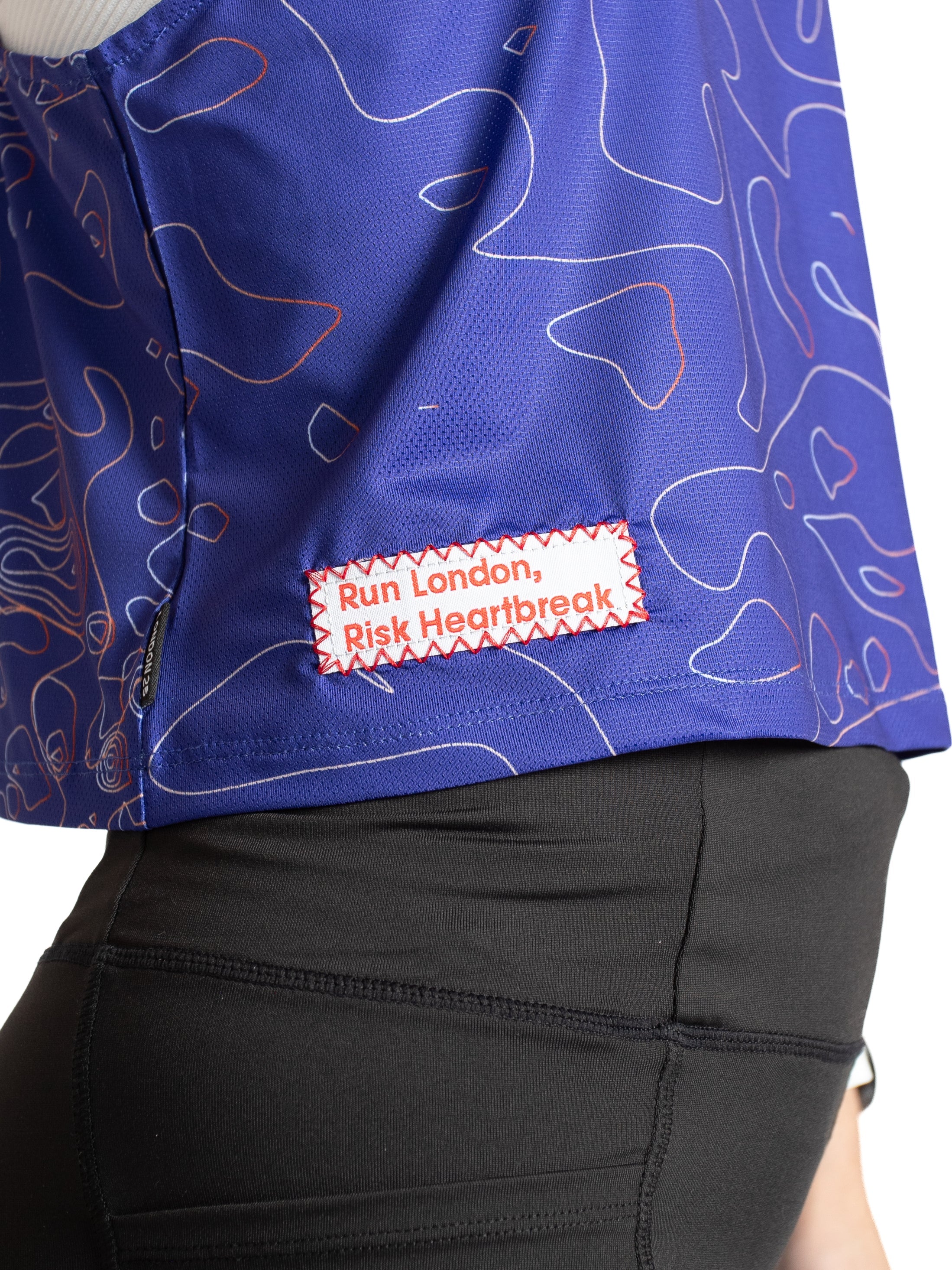 Heartbreak Womens London Crop Singlet