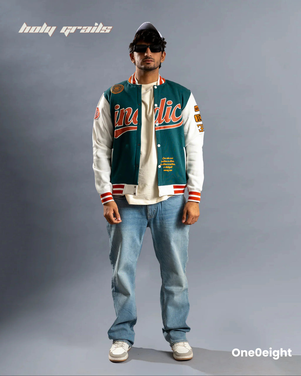 Indic Varsity Jacket HG x One0eight