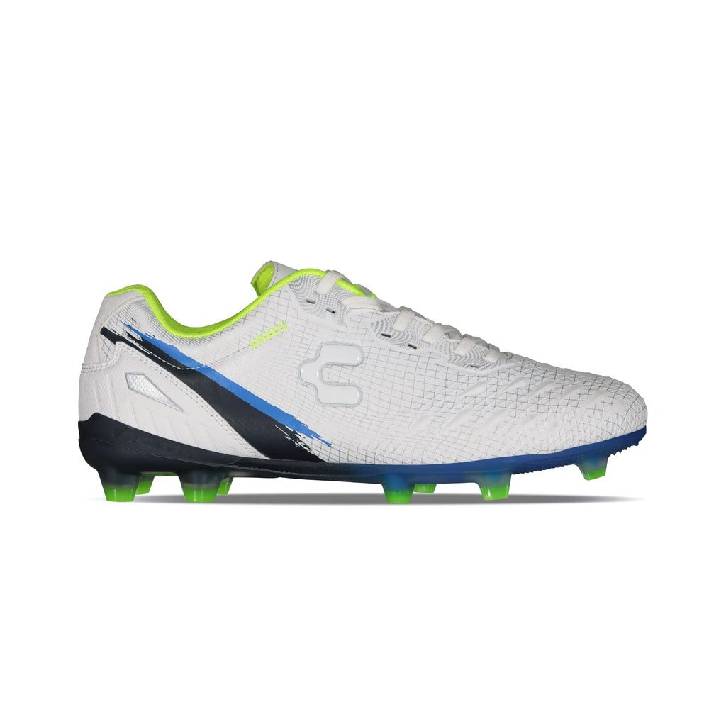 Charly Hotcross 40 Firm Ground White Blue