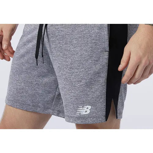 New Balance Tenacity Lightweight Knit Shorts Heather Charcoal