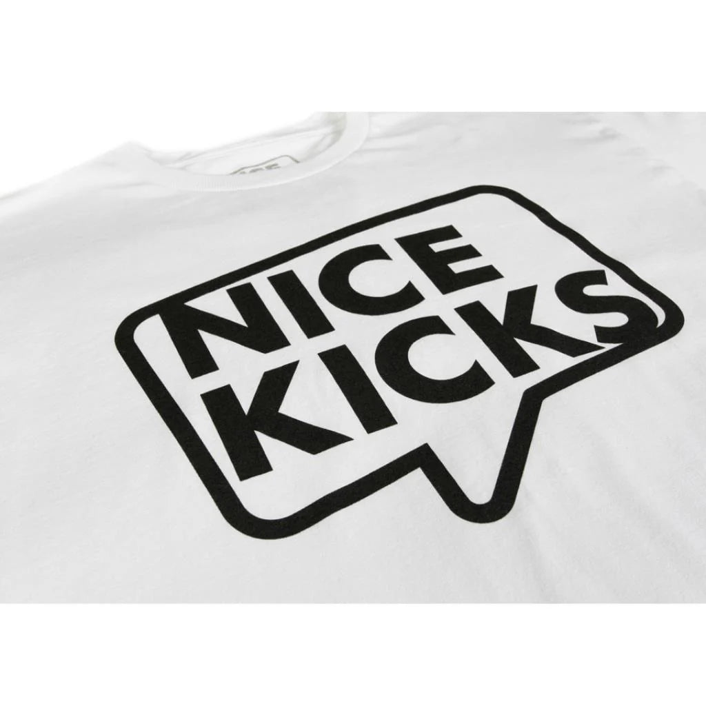 Nice Kicks Classic Outline Tee White Black