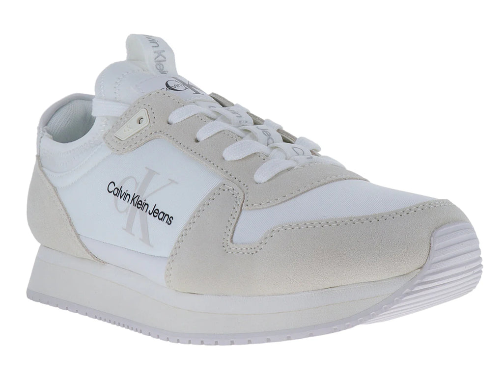 Tenis Calvin Klein Blanco y Marfil para Hombre