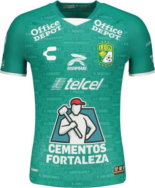 Charly Leon Home Jersey 22 Authentic Green